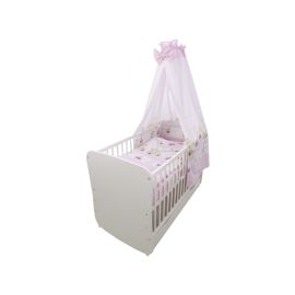 Lenjerie MyKids Teddy Play Pink M2 5 piese 120x60 cm