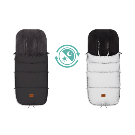 Sac iarna pentru carucior reflectorizant Kinley black Fillikid