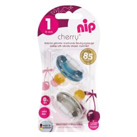 Suzeta latex Cherry Boy, 0 - 6 luni, nip 91004