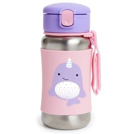 Skip Hop Sticla din otel inoxidabil cu pai - Balena