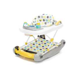 Premergator-balansoar cu jucarie Buline yellow/grey Fillikid