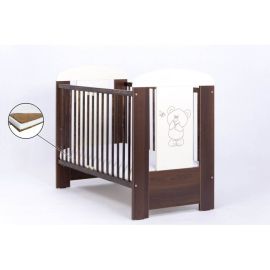 Patut Drewex Bear Culisant - Wenge + Saltea Cocos 8 Cm