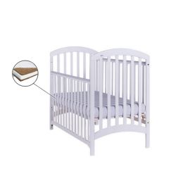 Patut Drewex Adel Culisant - Alb + Saltea Cocos 8 Cm