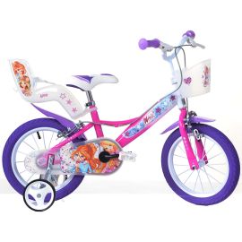 Bicicleta pentru copii Winx DB-144R-WX7 Dino Bikes, 14 inch