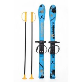 Schiuri copii Marmat 90 cm - Albastru