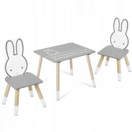 Set de masa cu doua scaune pentru copii Ricokids RC-847