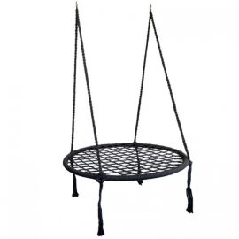 Leagan suspendat, interior/exterior, cuib de barza, negru, GW-908