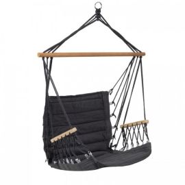 Leagan Suspendat Pentru Interior/exterior, Cu Spatar, 2 manere, Cuib De Barza, 120 kg, GW-924, Gri