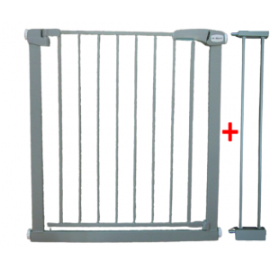 Poarta de siguranta din metal 79-94 cm R-Sport S1 - Gri