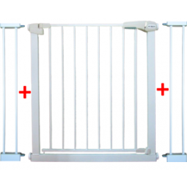 Poarta de siguranta din metal 79-105 cm R-Sport S2 - Alb