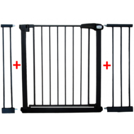 Poarta de siguranta din metal 79-115 cm R-Sport S3 - Negru