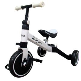 Bicicleta multifunctionala 4 in 1 cu pedale detasabile P8 R-Sport - Alb