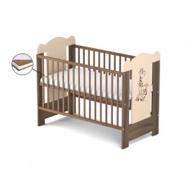 Patut fara sertar VESSANTI ELLA - Maro - Saltea Cocos 12 cm