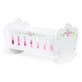 Patut balansoar din lemn pentru papusi Ecotoys PH12B018