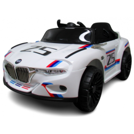 Masinuta electrica cu telecomanda, copii 1-4 ani, Cabrio Z5 TK1188 - R-Sport - Alb