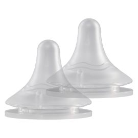 Set tetine din silicon KidsCare – 2 bucati, marimi 3 luni+, fara BPA