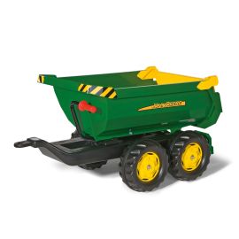 Rolly half-pipe cu licenta John Deere - remorca premium Rolly Toys