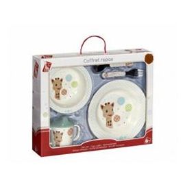 Set Pentru Masa Melamina Girafa Sophie Baloane Cutie Cadou