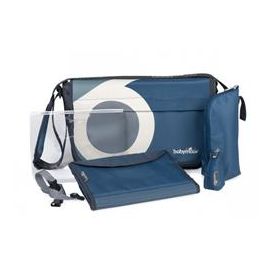 Babymoov-A043548 Geanta Multifunctionala Messenger Bag Petrole