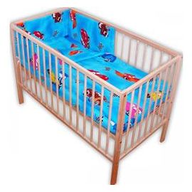 Lenjerie Patut Hubners Cars 4 Piese Albastru