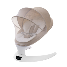 Leagan electric multifunctional pentru bebelusi AppeKids - I-Size - Bubble Beige