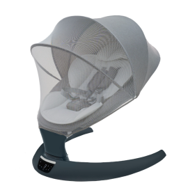 Leagan electric multifunctional pentru bebelusi AppeKids - I-Size - Powder Grey