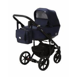 CARUCIOR 4 IN 1 ADAMEX MONACO, CU BAZA ISOFIX, LINEN & ECOLEATHER PS64, BLUE ROYAL