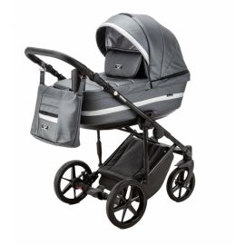 CARUCIOR 3 IN 1 ADAMEX RIMINI ALU, DELUXE COLLECTION, ECOLEATHER RY253ECO, TITANIUM GRAY