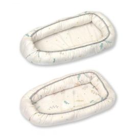 BABY NEST REVERSIBIL, MULTIFUNCTIONAL PENTRU BEBELUSI, AIRY BEIGE, 70 X 45 CM1.101