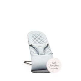 BabyBjorn - Balansoar Bliss Blue Sprinkles, Bumbac - Editie Limitata