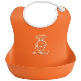 BabyBjorn - Bavetica moale Soft Bib Orange