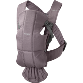 BabyBjorn - Marsupiu anatomic cu multiple pozitii de purtare Mini Dark Purple Bumbac