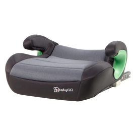 BabyGo - Scaun auto booster i-Size Bursa IIIl, 135-150 cm, Grey