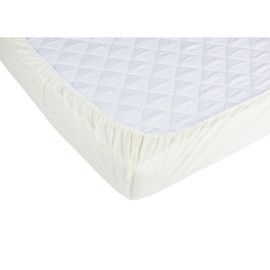 BabyNeeds - Cearceaf cu elastic 140x70 cm, Crem