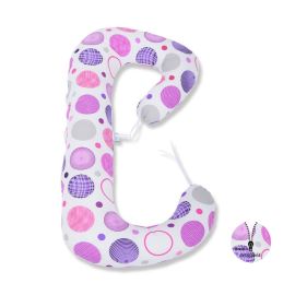 BabyNeeds Soft Plus Perna 3 in 1 Pentru Gravide si Bebelusi Cerculete Mov
