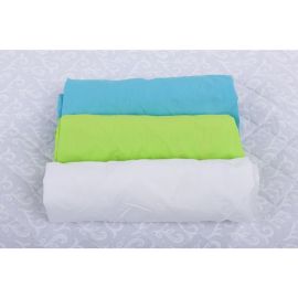 BabyNeeds Set 3xCearceaf cu elastic pt patut de 120x 60 cm bleu+verde+alb