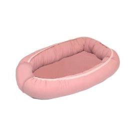 AMY - Suport de dormit Babynest, 70x45 cm, Puzzle Roz