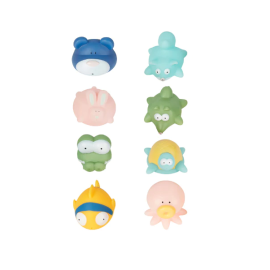 Badabulle - Jucarii de baie Rigolo Splash 8 bucati