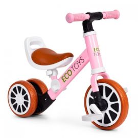 Bicicleta 2 in 1 cu pedale detasabile Ecotoys LC-V1307N - Roz