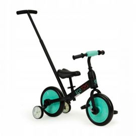 Bicicleta cu pedale si roti ajutatoare 3 in 1 Ecotoys YM-BB-12 - Blue