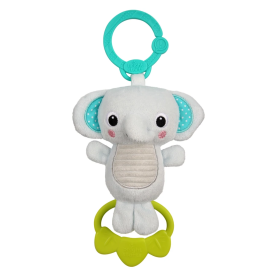 Bright Starts - Jucarie plus Elefant pentru carucior Tug Tunes