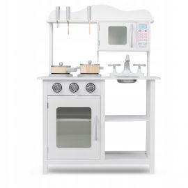 Bucatarie din lemn pentru copii Ricokids 7800 - Alb