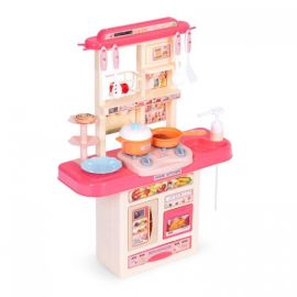 Bucatarie pentru copii cu sunete si accesorii Ecotoys 65T-2 - Roz