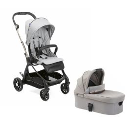 Carucior copii 2 in 1 Chicco One4Ever, 2 sezuturi sport, SilverLeaf/Desert, de la nastere la 22Kg