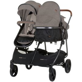 Carucior gemeni Chipolino Duo Smart 2 in 1 tiramisu