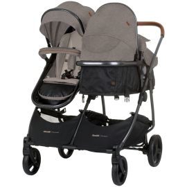 Carucior gemeni Chipolino Duo Smart 3 in 1 tiramisu