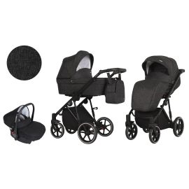 Carucior Kunert MOLTO 3 in 1 Negru cadru negru