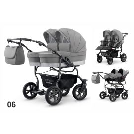 Carucior pentru gemeni Mikado GOLDSTAR GS-06 3 in 1