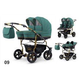 Carucior pentru gemeni Mikado GOLDSTAR GS-09 3 in 1