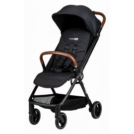 Carucior sport, FreeON, Bold, Pliabil automat, Roti cu suspensii, De la nastere pana la 22 kg, Cu spatar reglabil in 3 pozitii, Black
